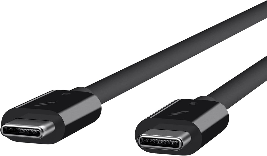 Belkin Thunderbolt 3 USB-C-Kabel (0,8 m, 40 Gbit/s, 5K, 100 W, Typ C 3.1) schwarz USB 3.1 I 0.8M, US