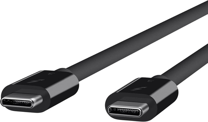 Belkin Thunderbolt 3 USB-C-Kabel (0,8 m, 40 Gbit/s, 5K, 100 W, Typ C 3.1) schwarz USB 3.1 I 0.8M, US