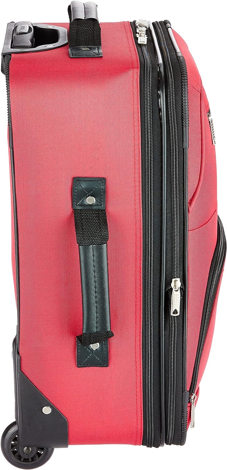 Rockland Fashion Softside Gepäck-Set, aufrecht stehend, rot, Einheitsgrösse, Fashion Softside Gepäck