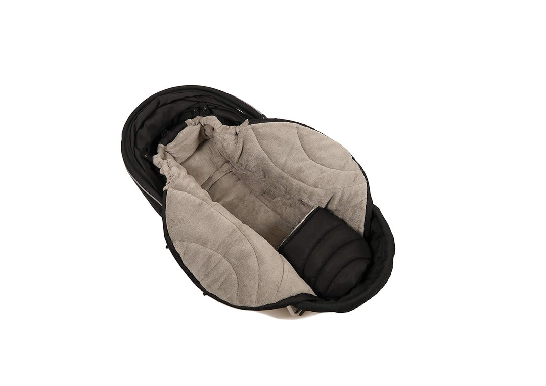 Kaiser 65356225 Einschlagdecke CooCoon, black/light grey, schwarz Black/Light Grey 1 Stück (1er Pack