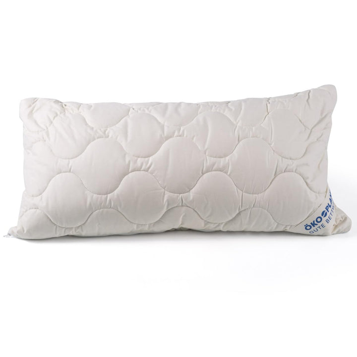 Softsan Mikrofaser Kissen Bio Hygienic 40x80 cm allergikergeeignet Kopfkissen mit Bio Baumwoll-Bezug