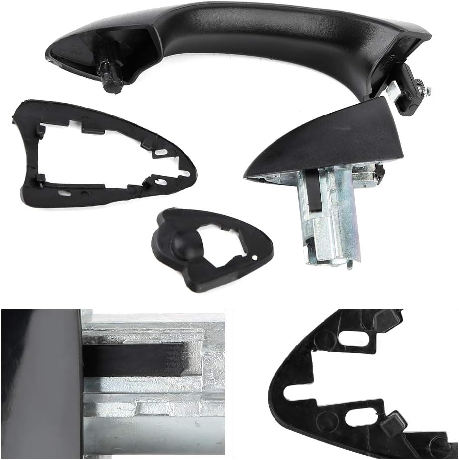 Reminnbor Türgriff,51218257737 Türgriff hinten links aussen aussen ABS Plastic Türgriff Passend für