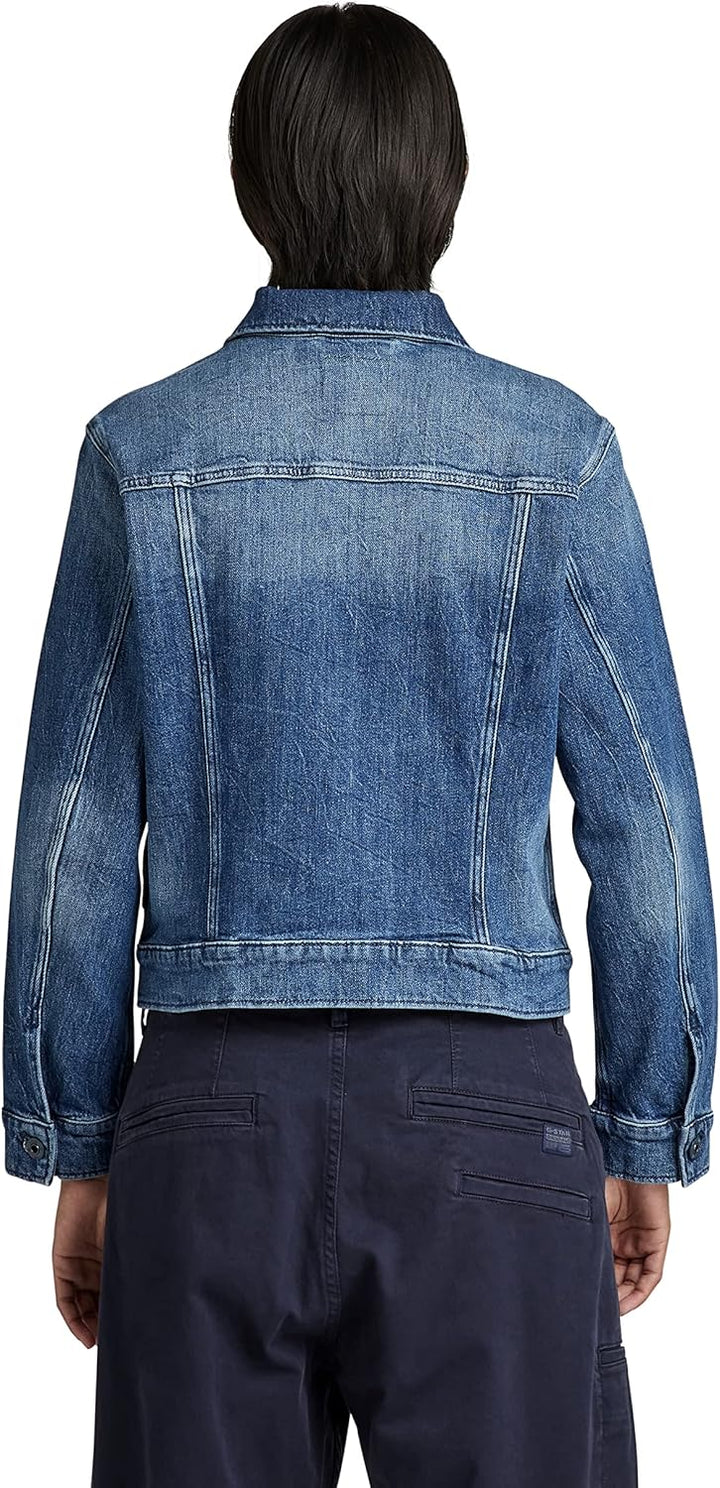 G-STAR RAW Damen Arc 3d Slim Jacket M Blau (Faded Santorini D20051-c911-c767), M Blau (Faded Santori