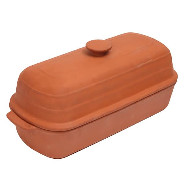 Dexam Terracotta Brotbackform mit Deckel