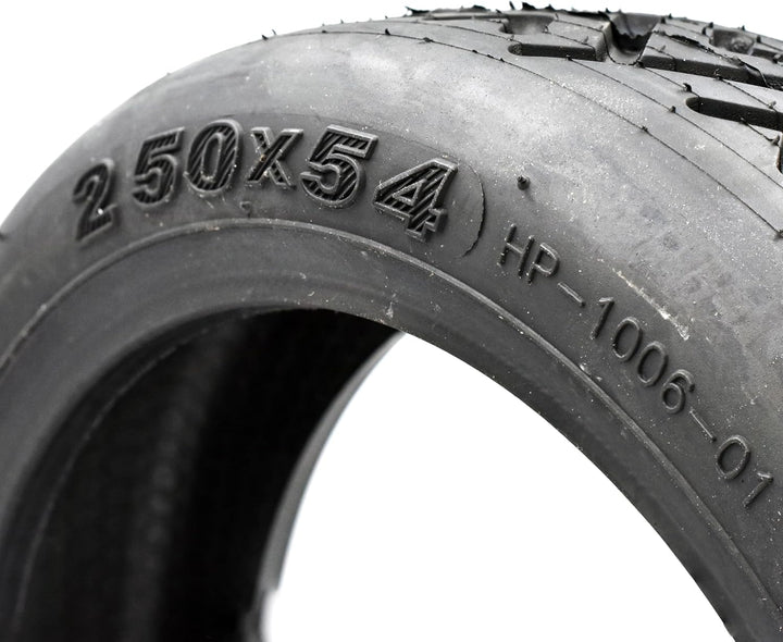 myBESTscooter – 250 x 54 Tubeless-Reifen für Xiaomi 4 Elektroroller, Gummireifen mit Ventil-Ersatzte