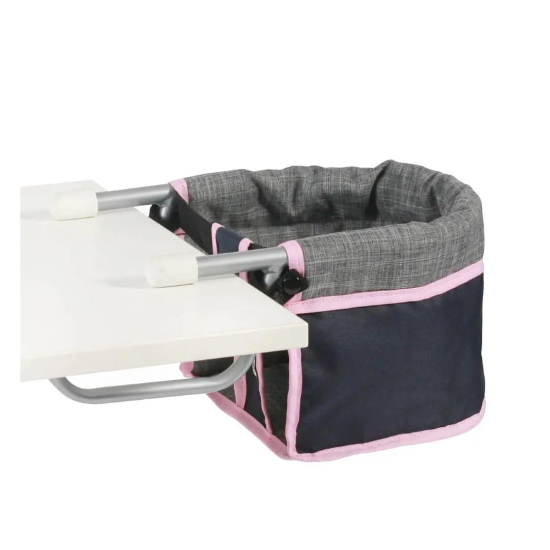 Bayer Chic 2000 - Puppentischsitz, Tischsitz für Puppen, Puppenmöbel, Puppenzubehör, Melange grau, N