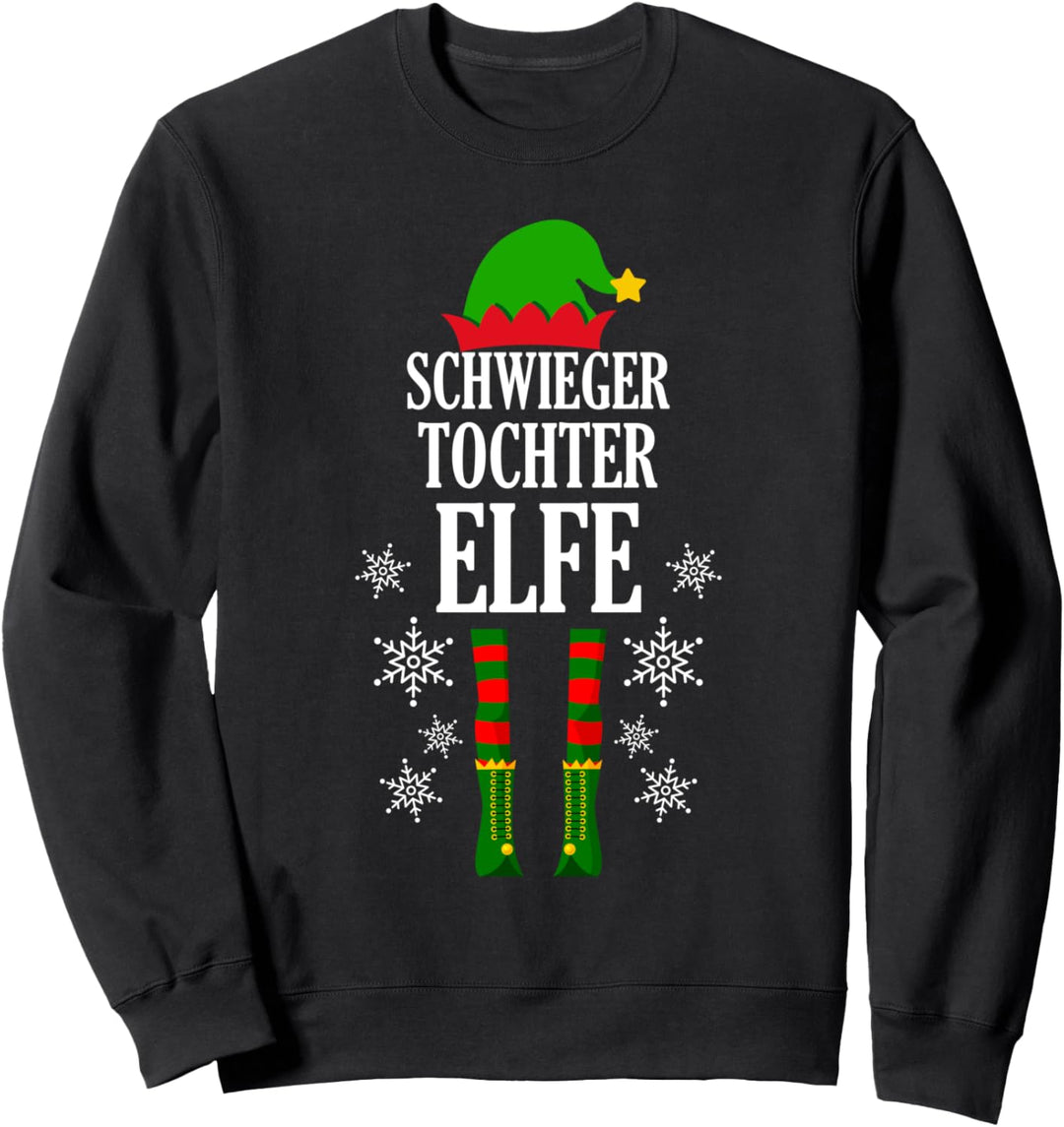 Schwiegertochter Elfe Elfen Weihnachtselfin Weihnachten Sweatshirt