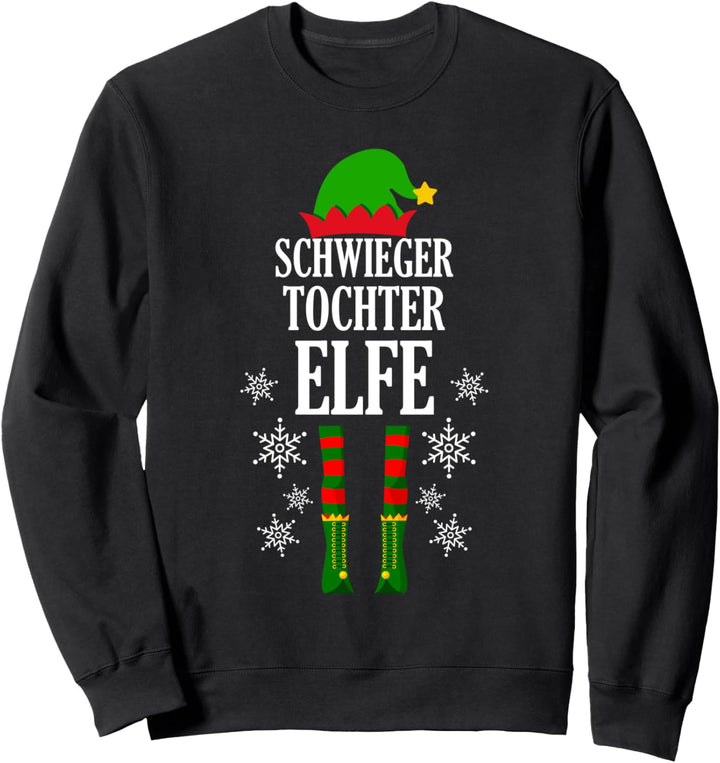 Schwiegertochter Elfe Elfen Weihnachtselfin Weihnachten Sweatshirt