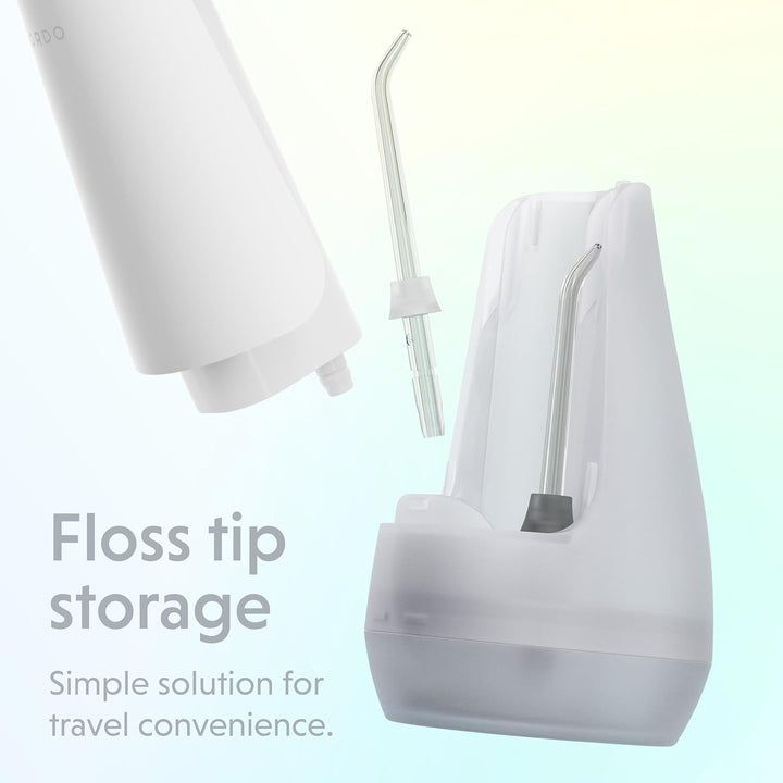 Ordo Munddusche, kabellos, 3 Druckeinstellungen, tragbare Reise-Flosser, wiederaufladbar, IPX7 wasse