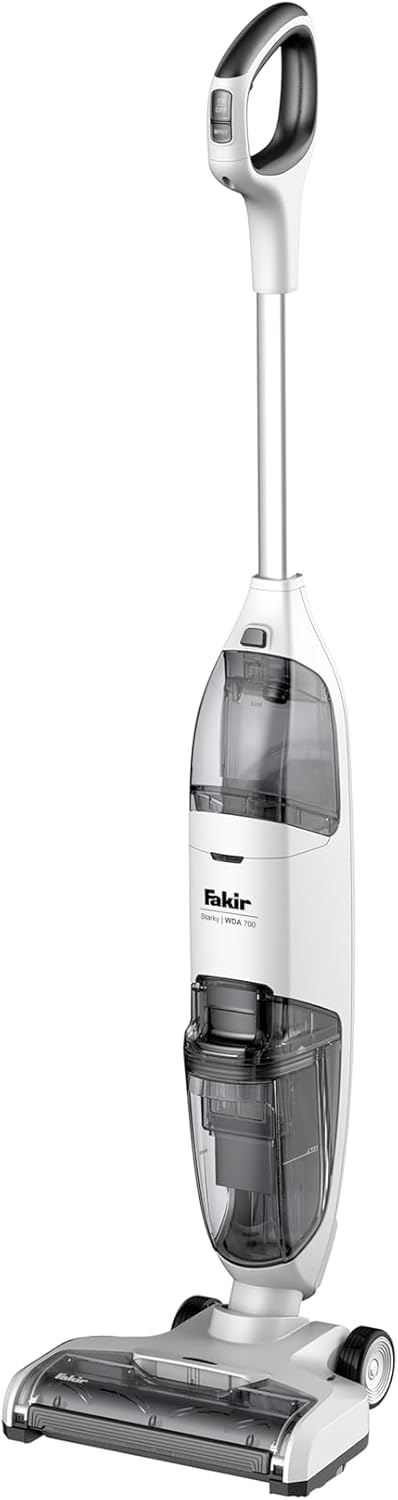 Fakir Starky WDA 700 - Schnurloser Nass- & Trockensauger mit Wischfunktion I 3-in-1-Bodenreiniger fü