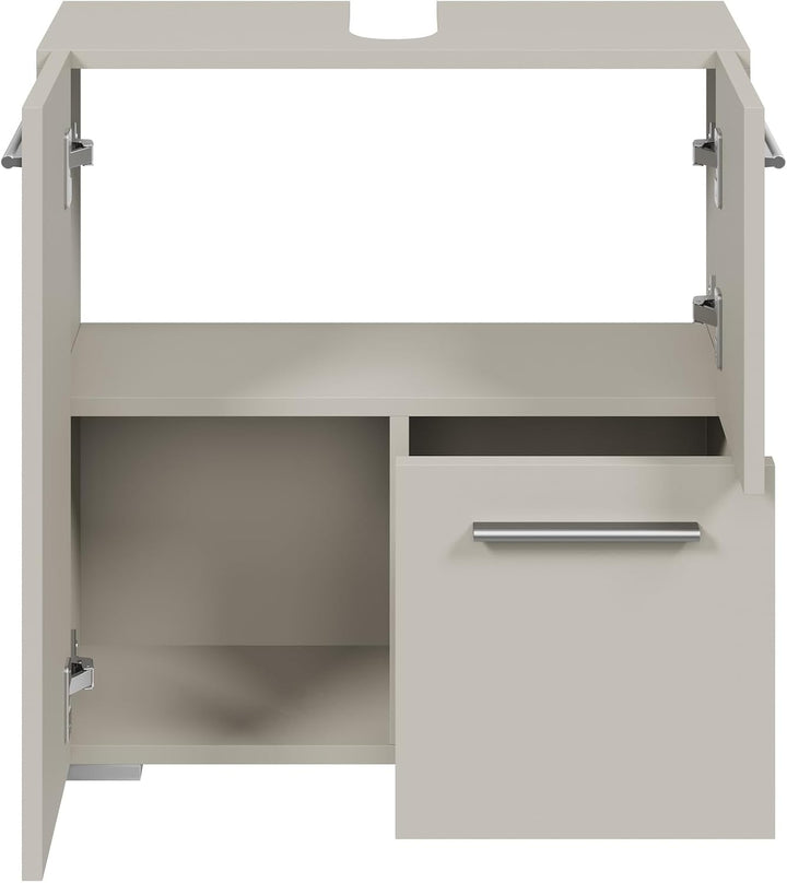 Badplaats B.V. Waschbeckenunterschrank Mars 60 x 30 x 60 cm - Cashmere - Badezimmermöbel - Waschbeck