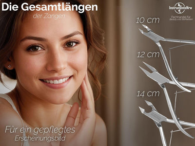 Pediküre Set mit Nagelzangen und Fusspflegeinstrumente