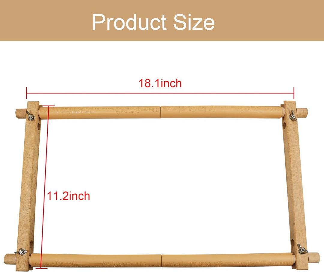 Stickrahmen Eckig, Stickcliprahmen, Quadratische Stickrahmen aus Holz, Frame Clip on Q Snap Cross St
