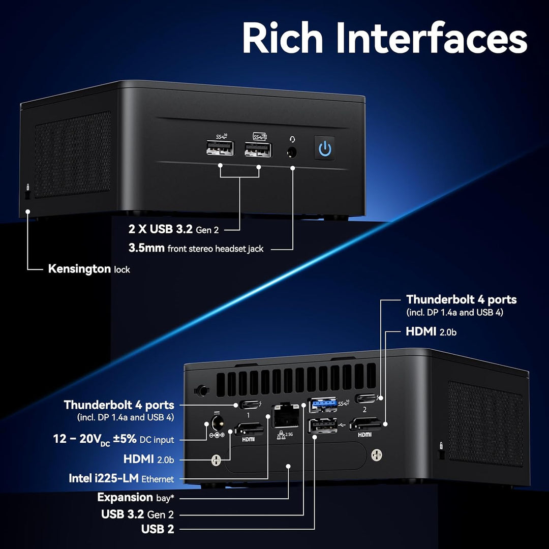 Intel NUC 12 Pro, für ASUS NUC12 Pro Wall Street Canyon Mini PC, 0GB RAM, 0GB SSD, Intel Core i7-126