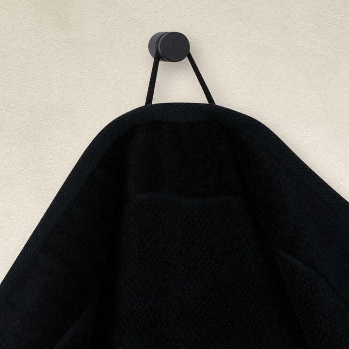 möve Bamboo Luxe Duschtuch 80 x 150 cm aus 60% Baumwolle / 40% Viskose aus Bambus-Zellstoff, black 8