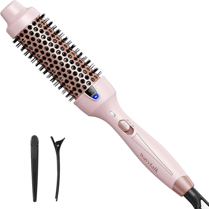 Wavytalk Thermobürste, Thermal Brush 38mm Ionische Lockenbürste erhitzt zur Erzeugung natürlicher Lo