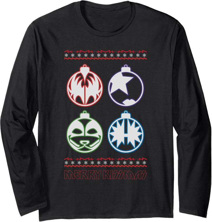 KISS - Rockin um den Kissmas Baum Langarmshirt