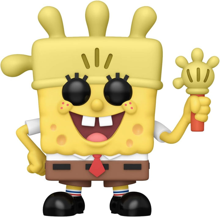 Funko Pop! TV: SBS 25th - Spongebob Squarepants - SB mit Glove Light - Vinyl-Sammelfigur - Geschenki