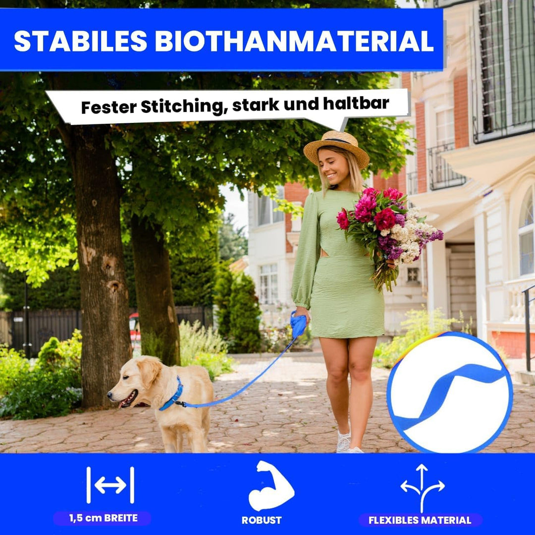 Loutep Biothane Schleppleine Für Hunde Lange Hundeleine 3m 5m Schleppleine 10m Für Hunde 15m 20m Lei