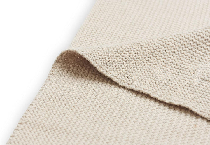 Jollein Kinderdecke Basic Knit 75x100cm - Nougat Beige Baby, Beige Baby