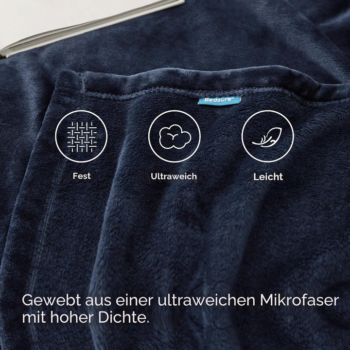 BEDSURE Kuscheldecke Flauschig Decke Fleecedecke - Wohndecke Warm Winter Weich, Sofadecke Kleine, Co
