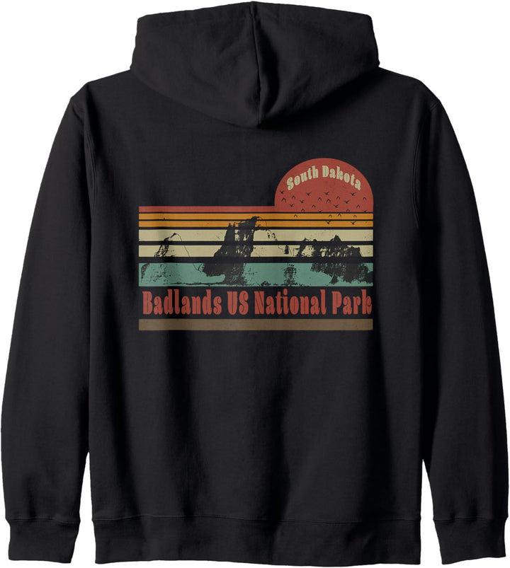 Badlands US-Nationalpark South Dakota Reisen Kapuzenjacke
