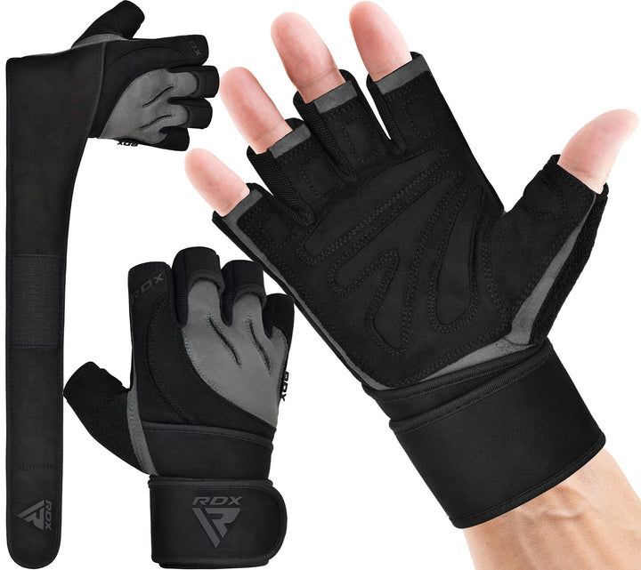 RDX Fitness Handschuhe Herren Damen, Trainingshandschuhe Krafttraining handgelenkschutz für Gewichth