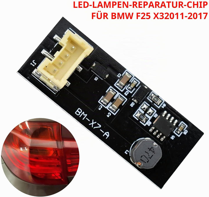 EUNEWR 2 Stück LED Rückleuchte Ersatzplatinen Platine für X3 F25 Rücklicht B003809.2,2011-2017 Heckf