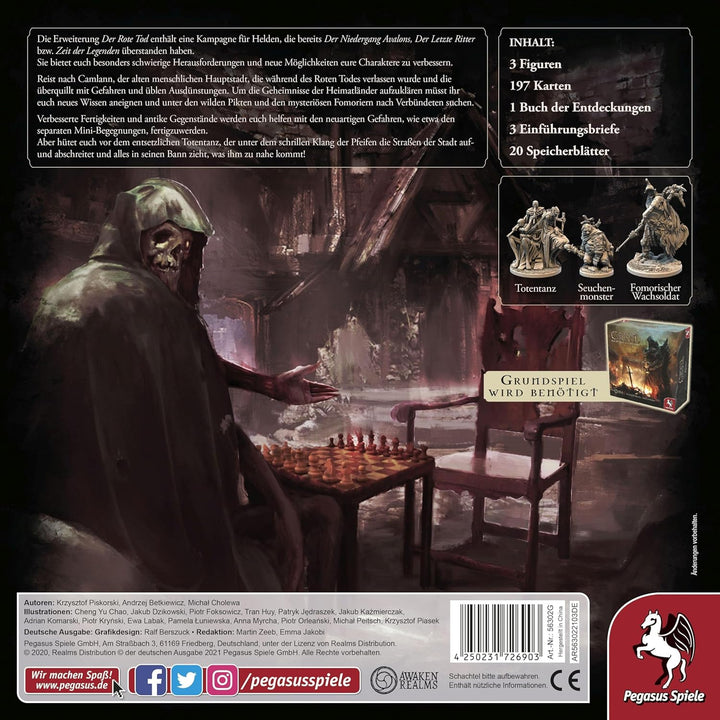 Pegasus Spiele 56302G Tainted Grail: Der Rote Tod [Erweiterung]