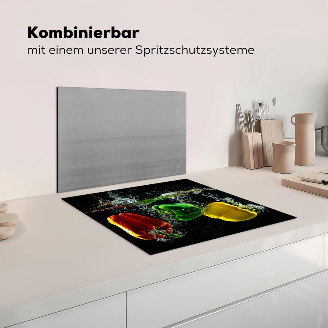 Herdabdeckplatte Einteilig Induktionsmatte Küche Abdeckung Ceranfeld Herd Abdeckplatte Deko Vinyl Ma