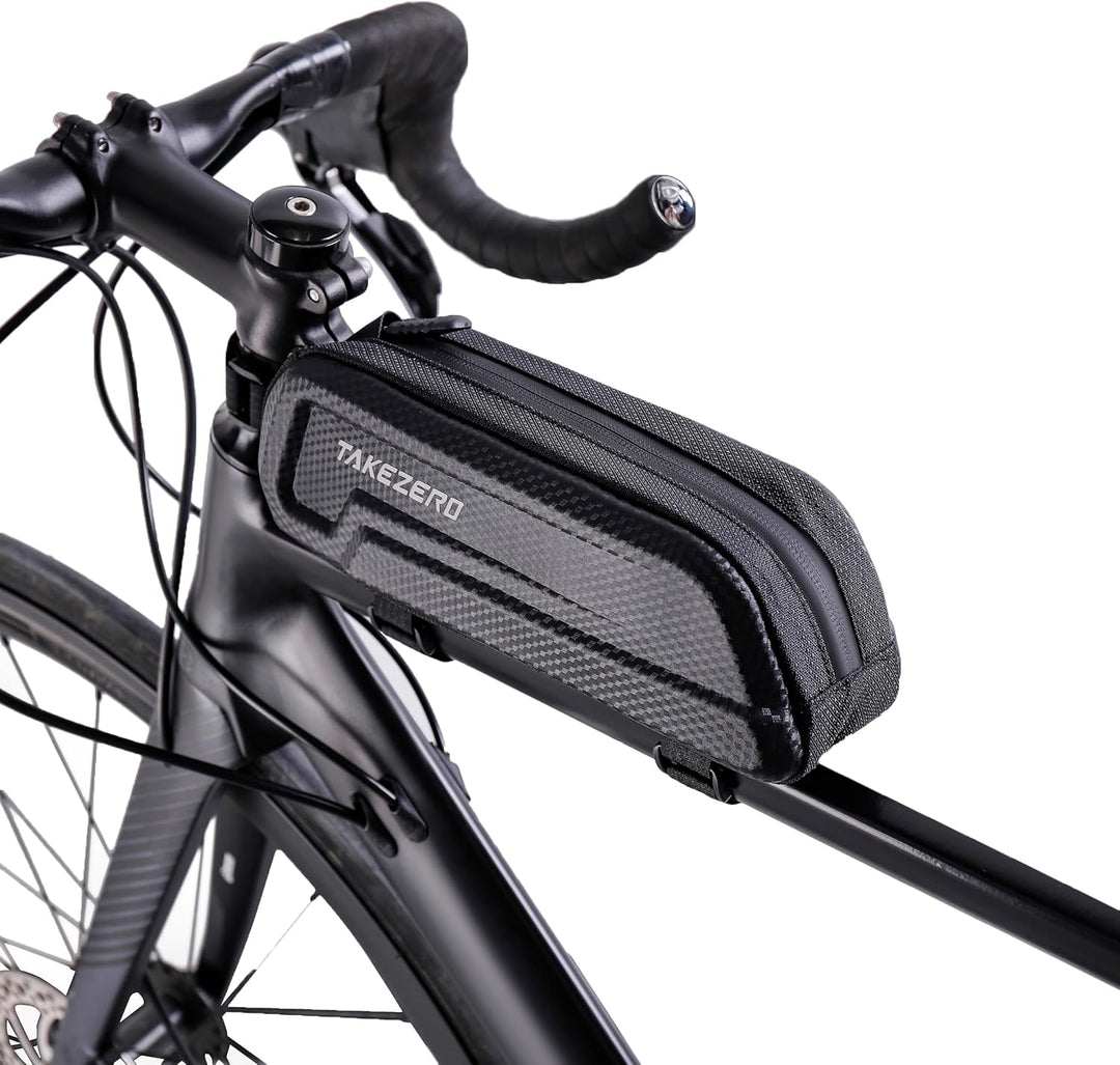 Fahrrad Oberrohrtasche Wasserdicht, 3D Eva Hartschale Rahmentasche Fahrradwerkzeug Tasche für MTB &amp;