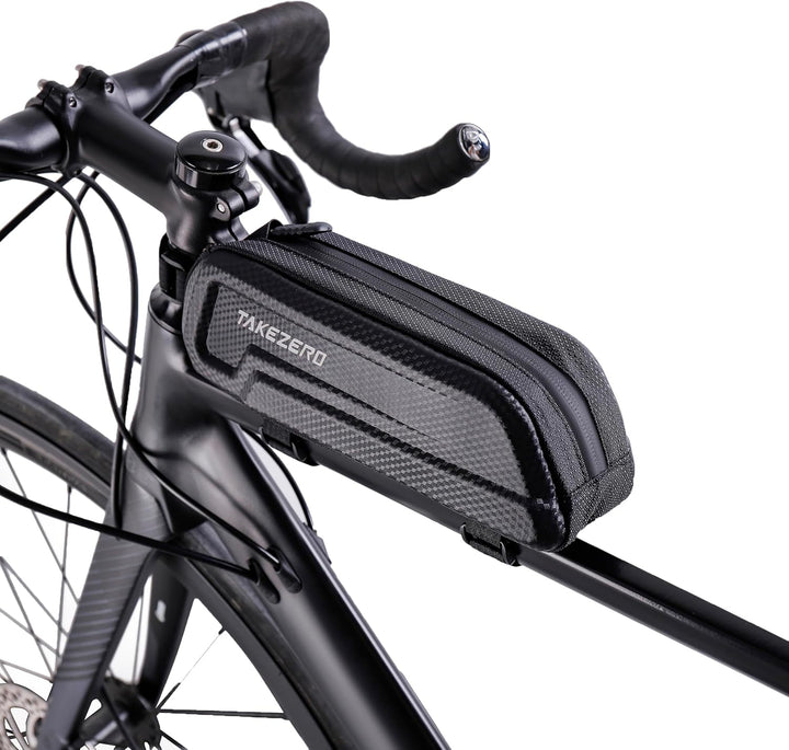 Fahrrad Oberrohrtasche Wasserdicht, 3D Eva Hartschale Rahmentasche Fahrradwerkzeug Tasche für MTB &amp;