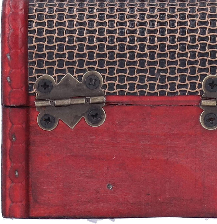 Kleine Holzkiste, 4 Stück, Vintage-Schmuckkästchen, Retro, handgefertigt, dekorative Schatzkisten, A