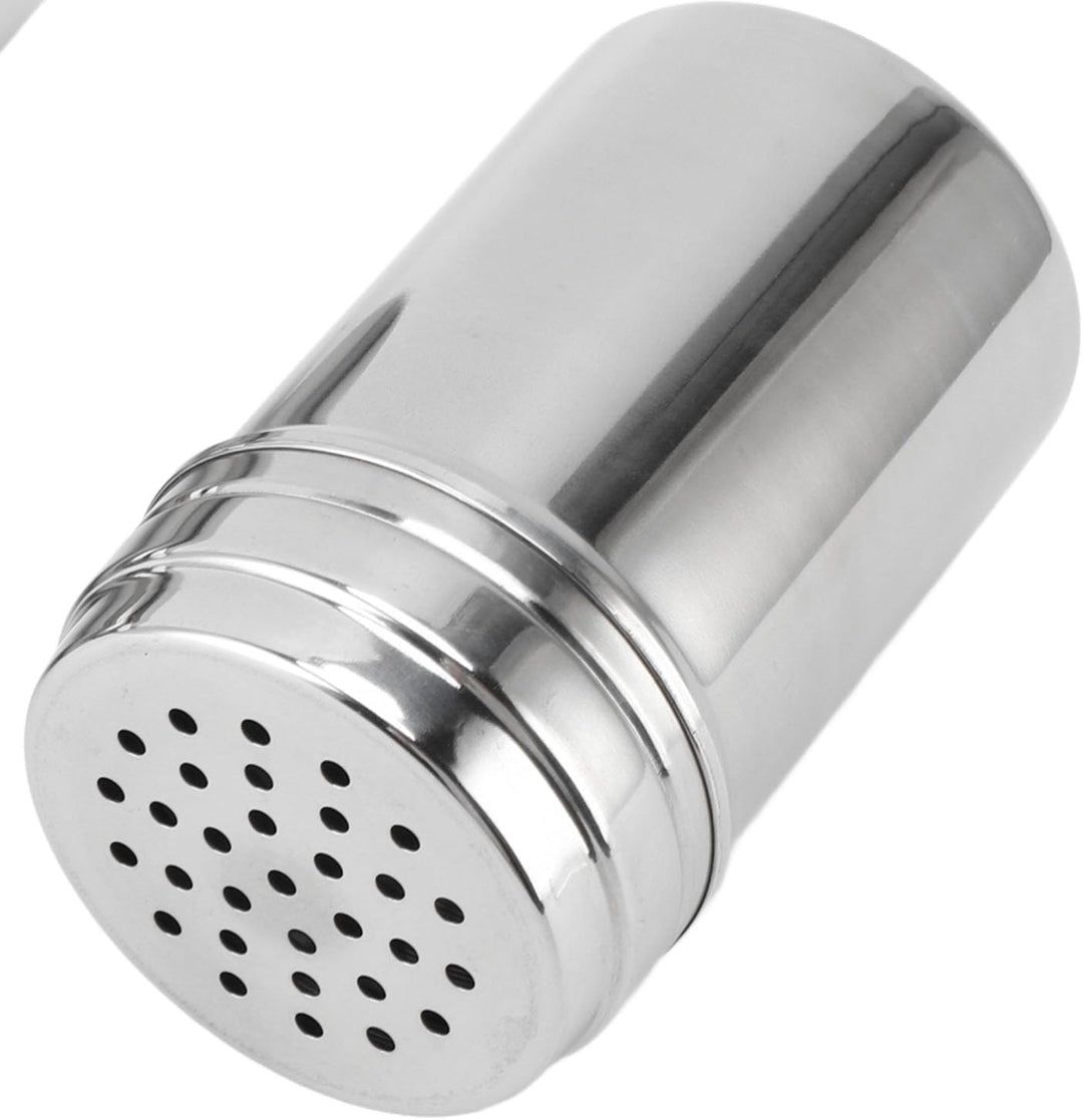 Shaker aus 304 Edelstahl, verstellbare Ausgiesslöcher, Gewürzspender, Behälter für Küche, Grill, Cam
