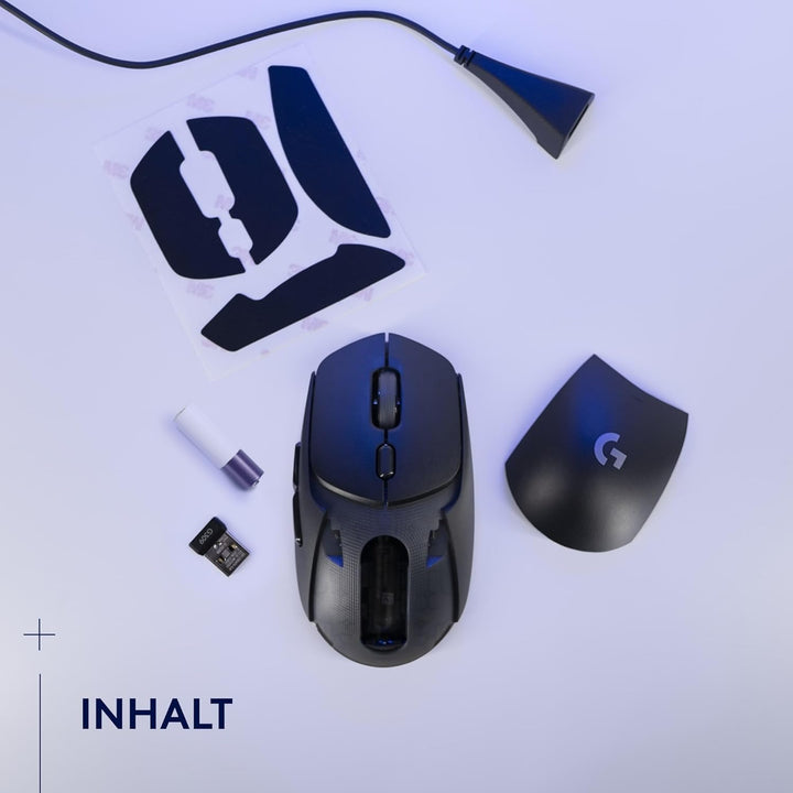 Logitech G309 LIGHTSPEED kabellose Gaming-Maus, leicht, LIGHTFORCE-Hybridschalter, HERO 25K-Sensor,