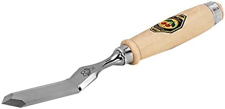 Kirschen 2326959 Stechbeitel gekröpft mit spitzer Schneide 20 mm, beige/silber