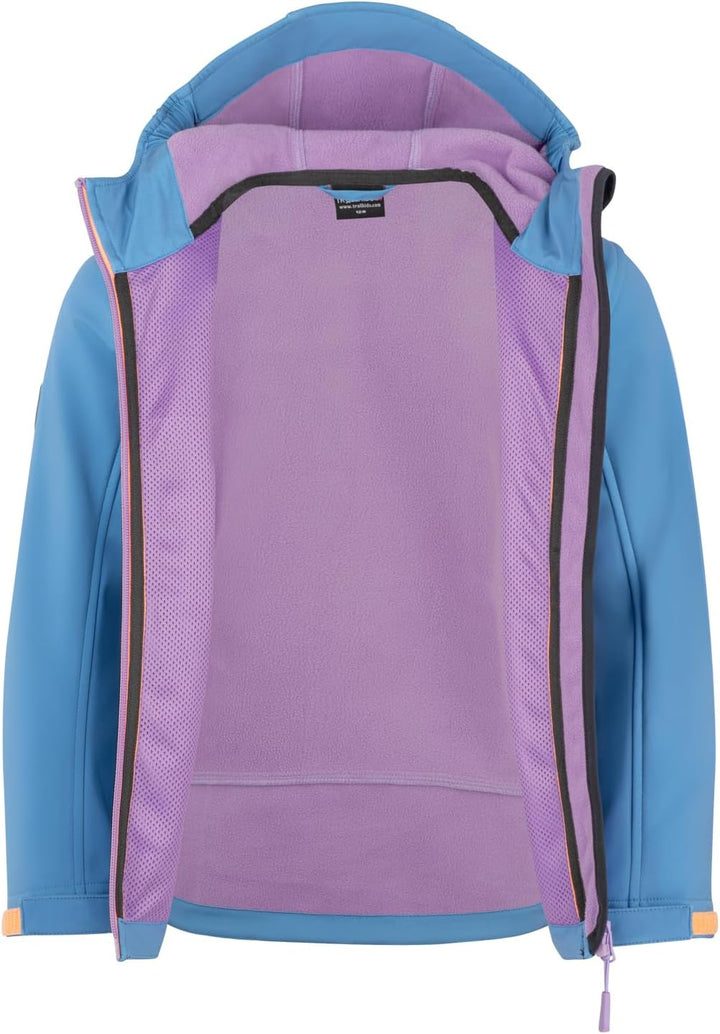 Trollkids Kids Trollfjord Jacket Mystic Blue/Rusty Red 98, Mystic Blue/Rusty Red 98
