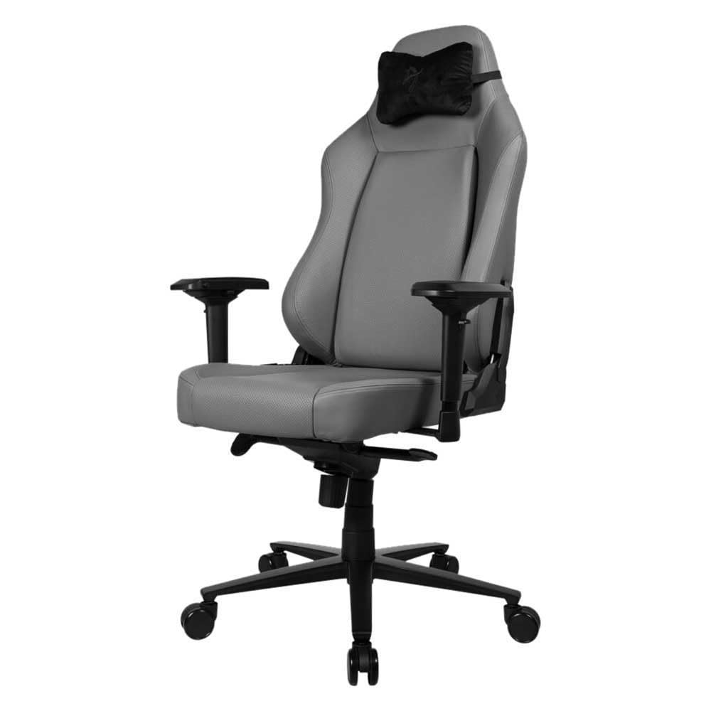 Arozzi Primo - Full Premium Leder - Brauner Gaming-Stuhl mit Vollleder, weichem Nackenkissen, höhenv