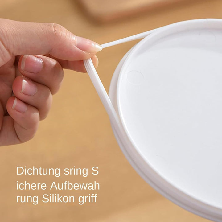 Generisch Reisspender - 5 Kilogramm Druckspender Mit Deckel | 2-Fach Getreide Spender Behälter - Für