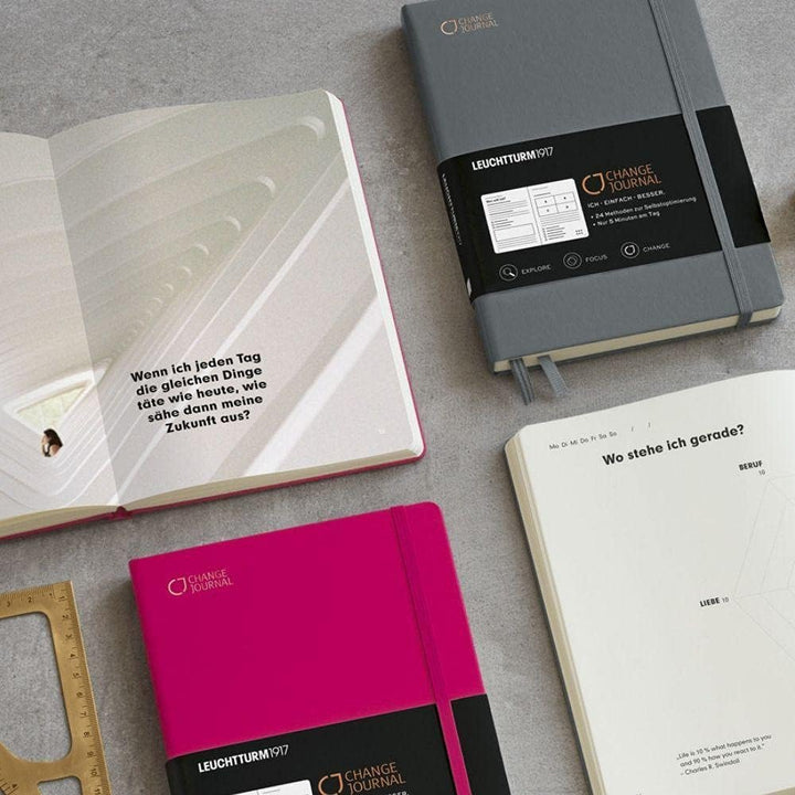 LEUCHTTURM1917 Change Journal - 24 Techniken für mehr Produktivität, Achtsamkeit und Klarheit - Deut