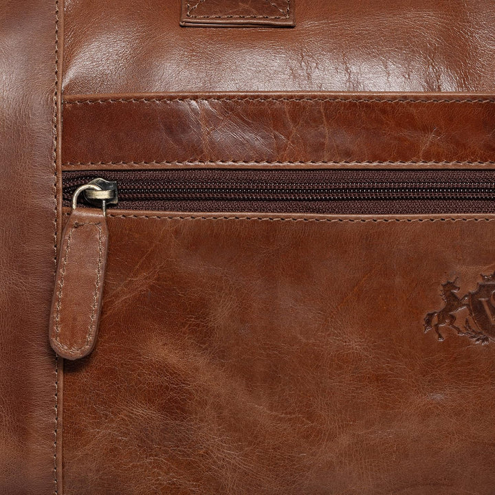 SID & VAIN grosse XL Reisetasche echt Leder - Sporttasche gross Bristol XL - Weekender Handgepäck mi