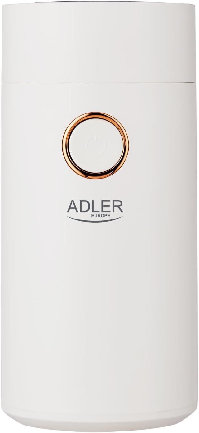Adler AD 4446wg Elektrische Kaffeemühle aus Edelstahl, 150 W, Füllmenge bis zu 75g, Mühle für Kaffee
