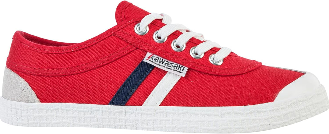 Kawasaki Unisex Sneaker Retro Canvas 36 EU 4012 Fiery Red, 36 EU 4012 Fiery Red