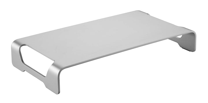 Desq Aluminium Monitorständer | Höhe 60 mm | Schlankes Design, Silver, 1490