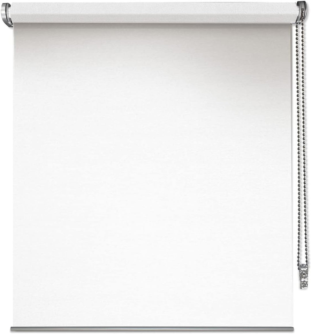 Madecostore Rollo, lichtundurchlässig, Perlweiss, L54 x H250 cm (Stoff L50 cm) L54 x H250cm (Tissu L