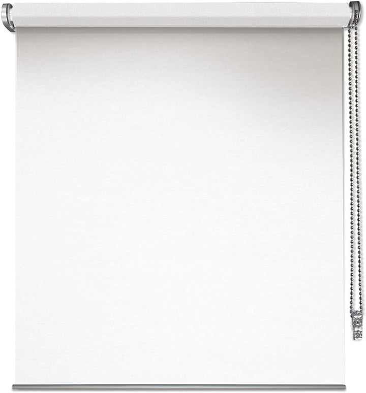 Madecostore Rollo, lichtundurchlässig, Perlweiss, L54 x H250 cm (Stoff L50 cm) L54 x H250cm (Tissu L