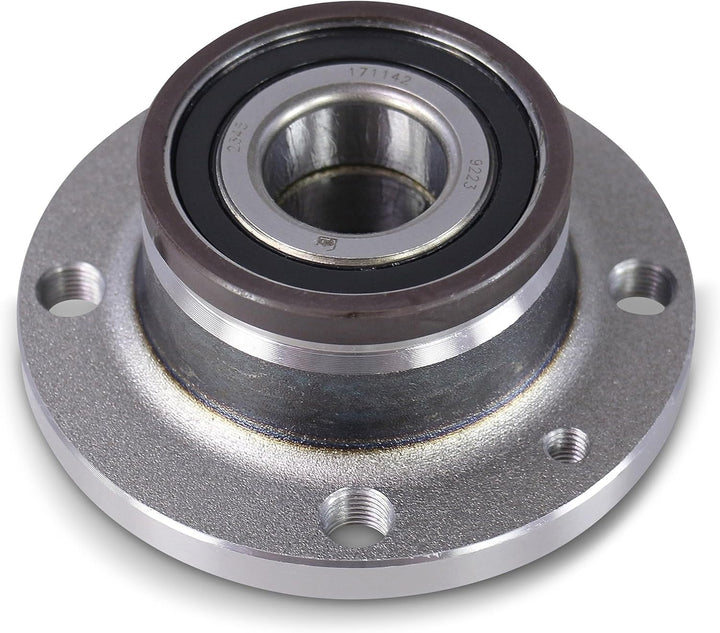 febi bilstein 171142 Radlagersatz mit Radnabe, ABS-Impulsring und Achsmutter, 1 Stück