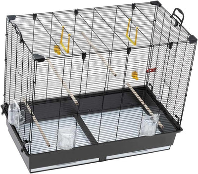 Ferplast Vogelheim für Kanarienvögel, Sittiche und kleine Exoten, Masse: 87 x 46,5 x 70 cm,