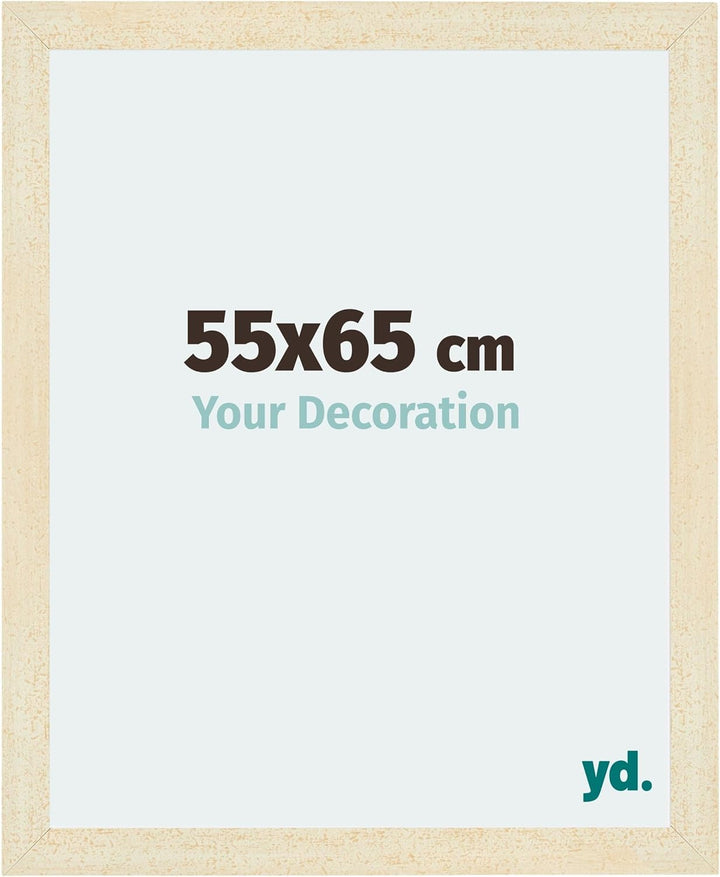 yd. Your Decoration - Bilderrahmen 55x65 cm - Bilderrahmen aus MDF mit Acrylglas - Antireflex - Ausg