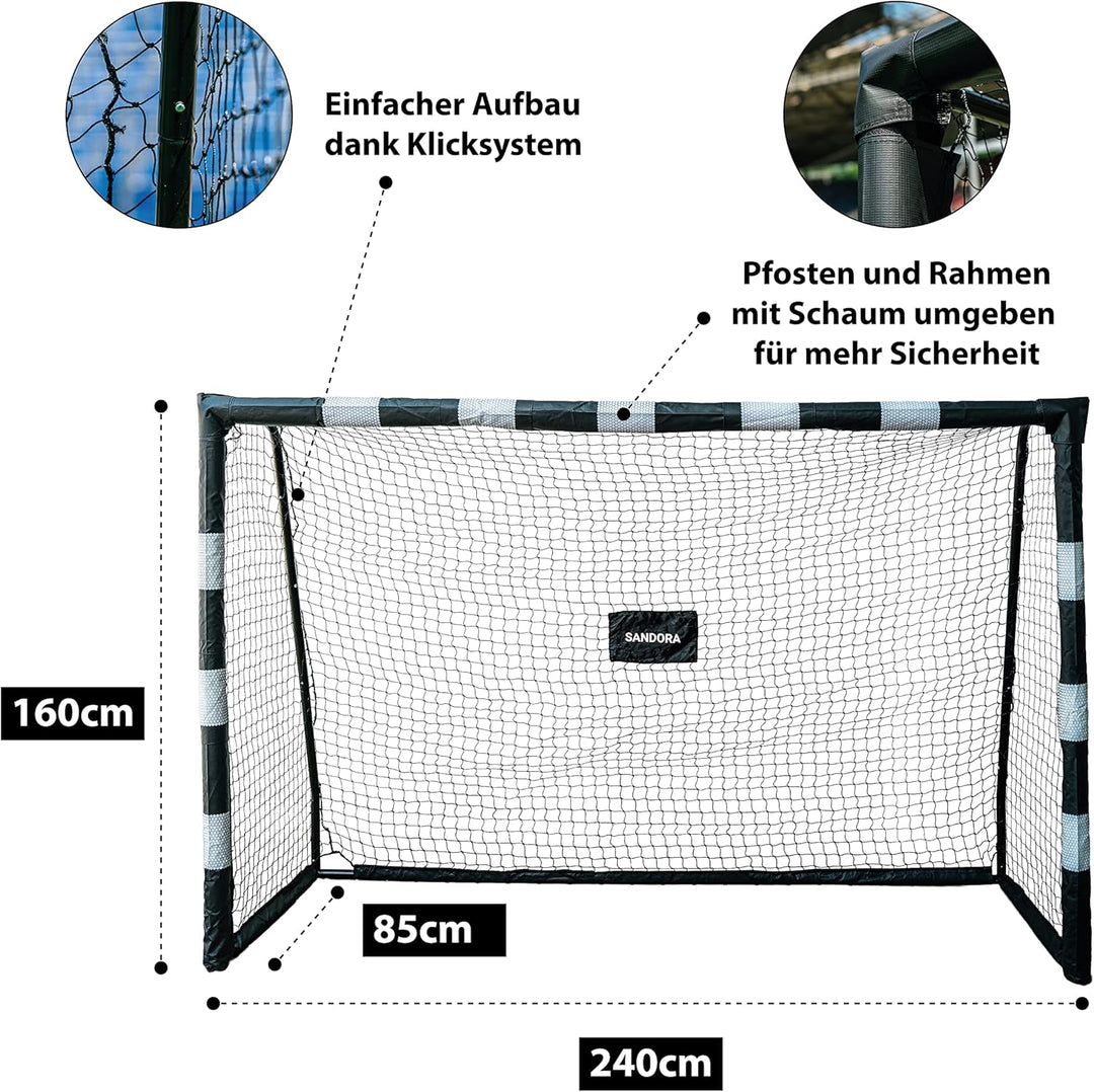 Matchwinner Tor L – Exklusiv: Ron-Robert Zieler Edition 2025 | Robustes Fussballtor für den Garten –
